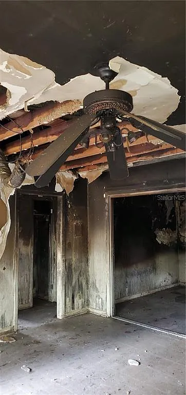 Fire and Smoke Damage in Home