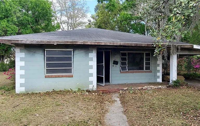 Fire-Damaged Home Exterior