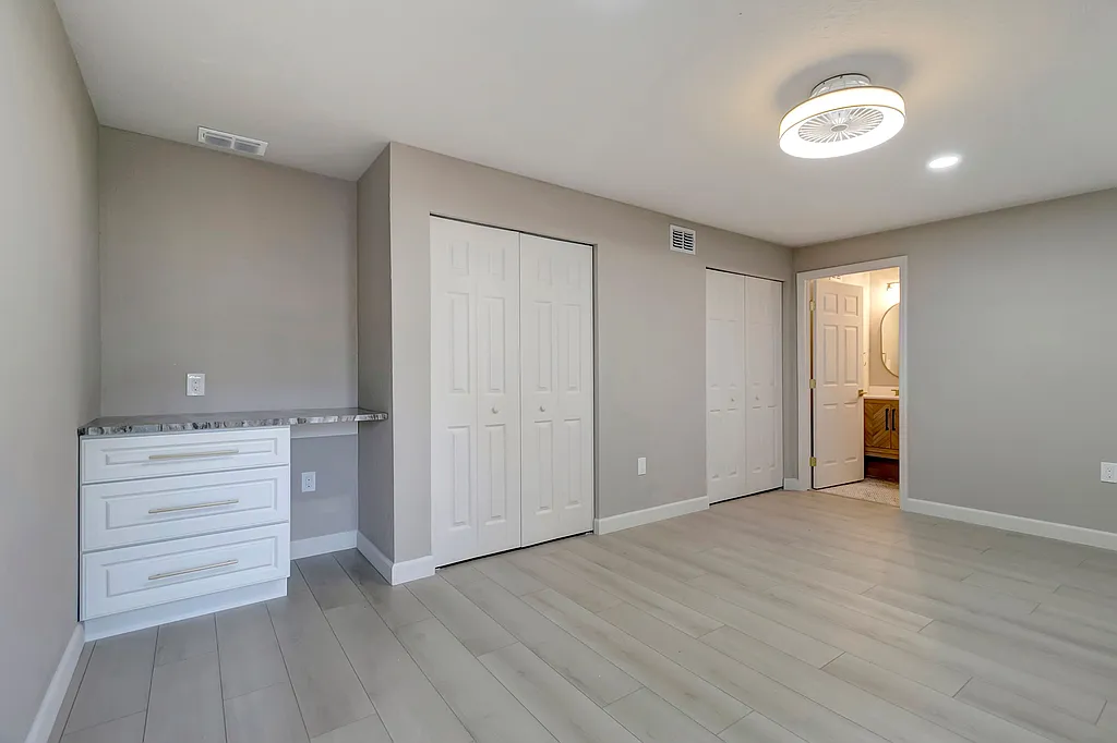 Master bedroom suite