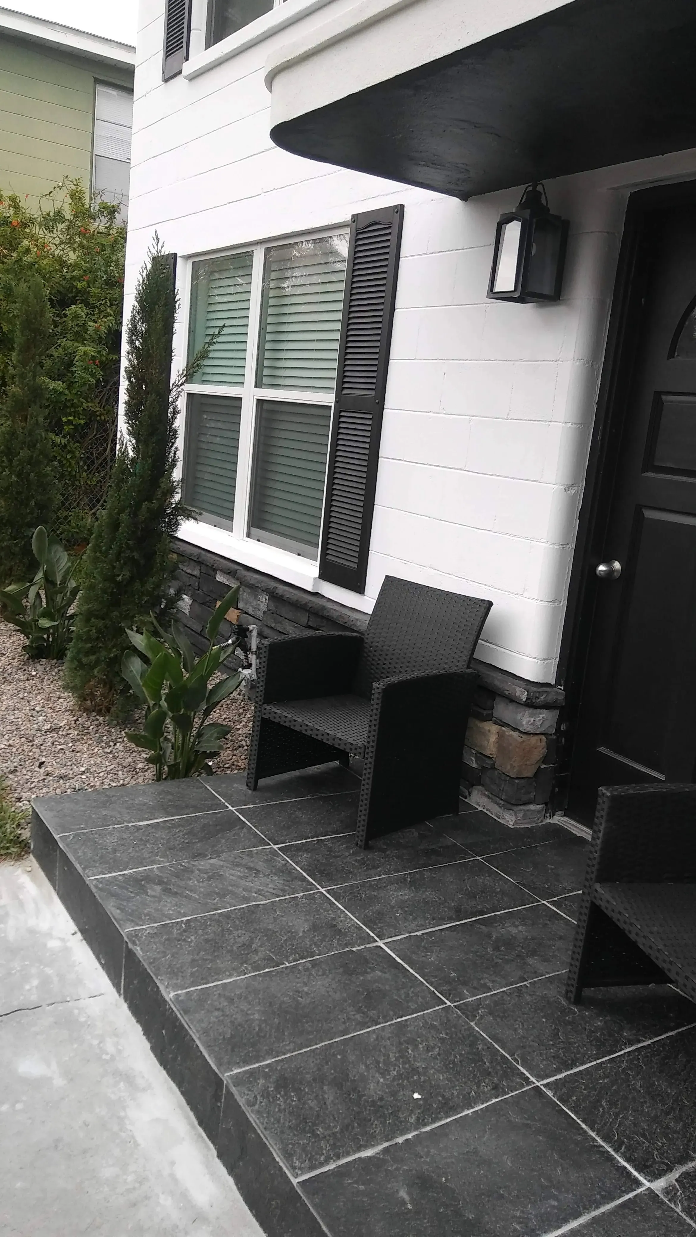 Left Side of the Entryway